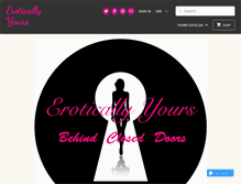 Tablet Screenshot of eroticallyyours.com